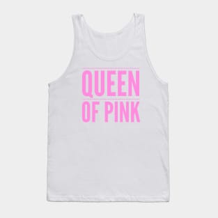 Pink Aesthetic Vibe: Queen of Pink, Pastel Pink, Hot Pink, Kawaii Lover Tank Top